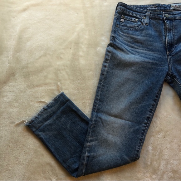 AG Adriano Goldschmied Denim The Isabelle High-Rise Straight Crop size 27 - Picture 6 of 16